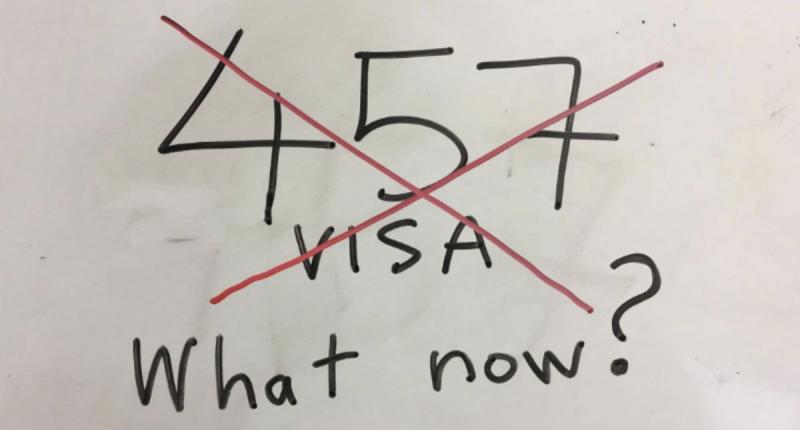 Death of 457 visa